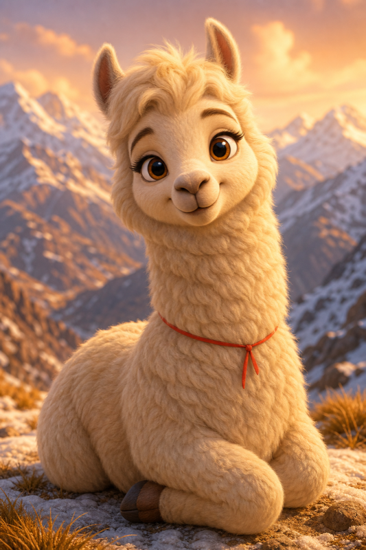 Lucy Llama, mascote da We Love Chile