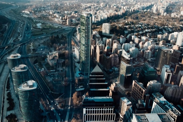 City Tour em Santiago, rua e arquitetura no centro de Santiago