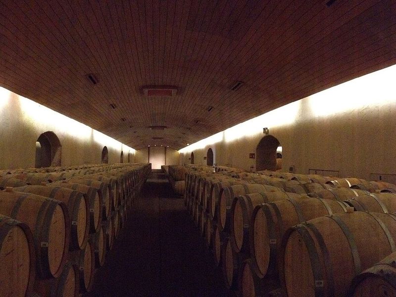 Barris na adega da Concha y Toro