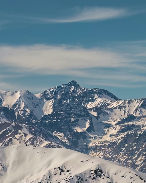 Valle Nevado Full Day, paisagem de neve na cordilheira dos Andes