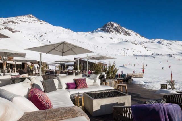 Snow Lounge 2026, paisagem de neve na cordilheira dos Andes