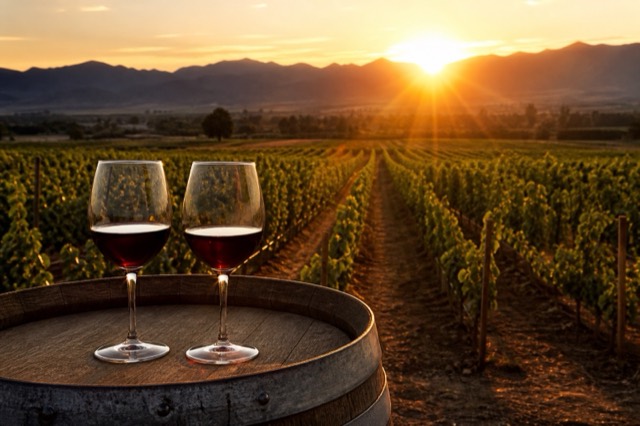 El Principal Sunset, vinhedo e adega de vinícola perto de Santiago