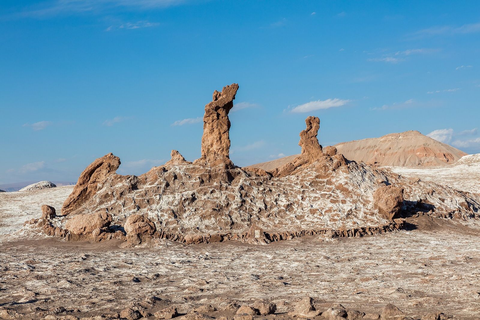 As Tres Marías, formações de sal no Valle de la Luna